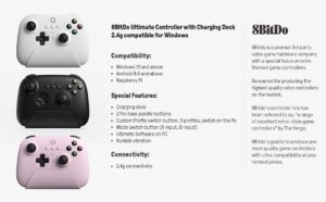8Bitdo Ultimate 2.4g Wireless Gaming Controller (for PC,Windows 10,11,Steam,Android) ToyMainland